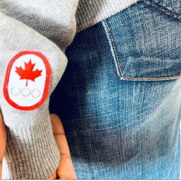 HUDSONS BAY OFFICIAL OLYMPICS HOODIE JACKET CANADA TOP WOMEN SIZE XS - Picture 7 of 10